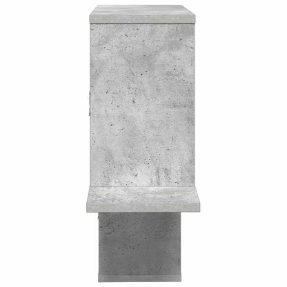 Wall Shelf Concrete Grey 122 x 18 x 60 cm Engineered Wood