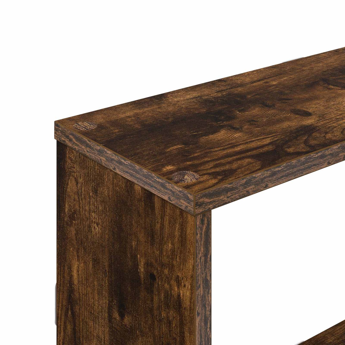 Wall Shelf Smoked Oak 122 x 18 x 60 cm Engineered Wood
