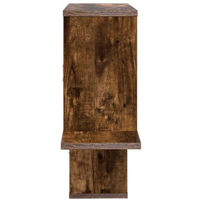 Wall Shelf Smoked Oak 122 x 18 x 60 cm Engineered Wood