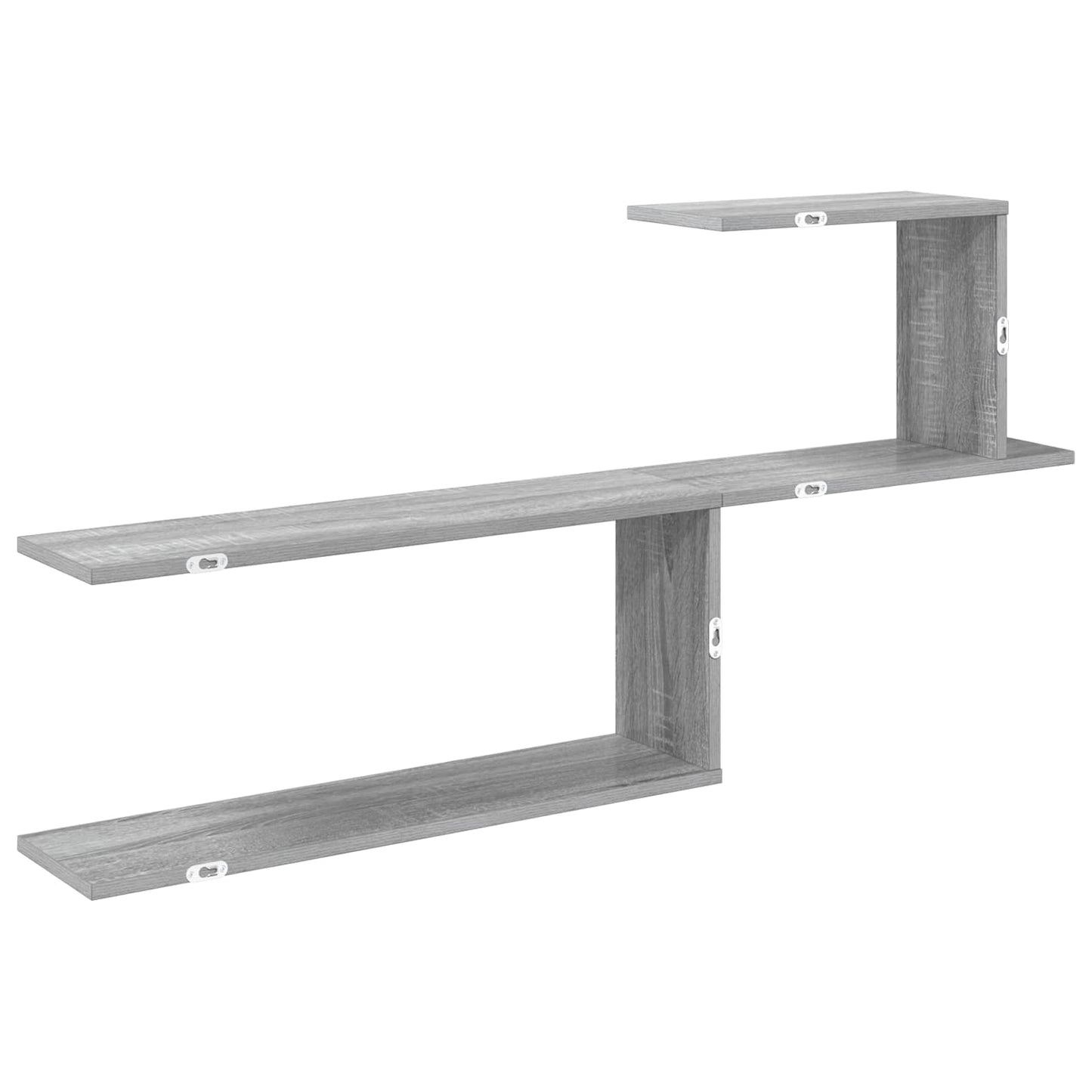 Wall Shelf Grey Sonoma 122 x 18 x 60 cm Engineered Wood