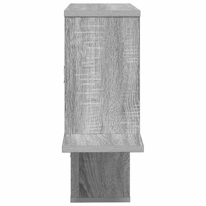 Wall Shelf Grey Sonoma 122 x 18 x 60 cm Engineered Wood