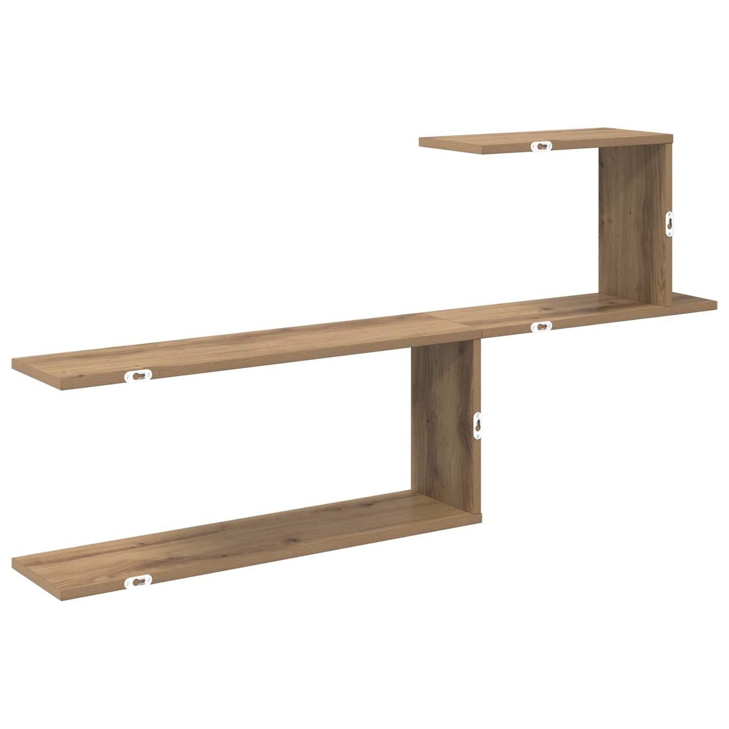 Wall Shelf Artisan Oak 122 x 18 x 60 cm Engineered Wood
