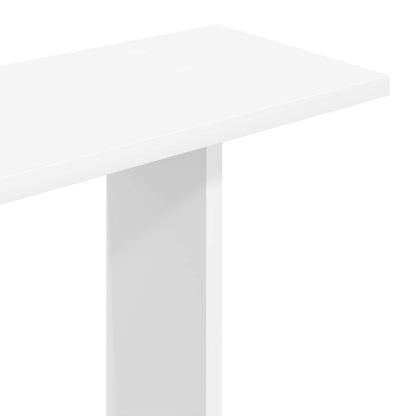 Wall Shelf White 61 x 15 x 102 cm Engineered Wood