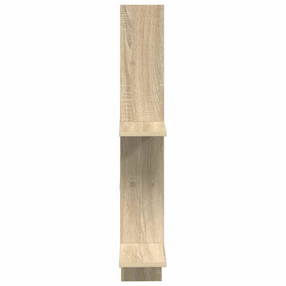 Wall Shelf Sonoma Oak 61 x 15 x 102 cm Engineered Wood