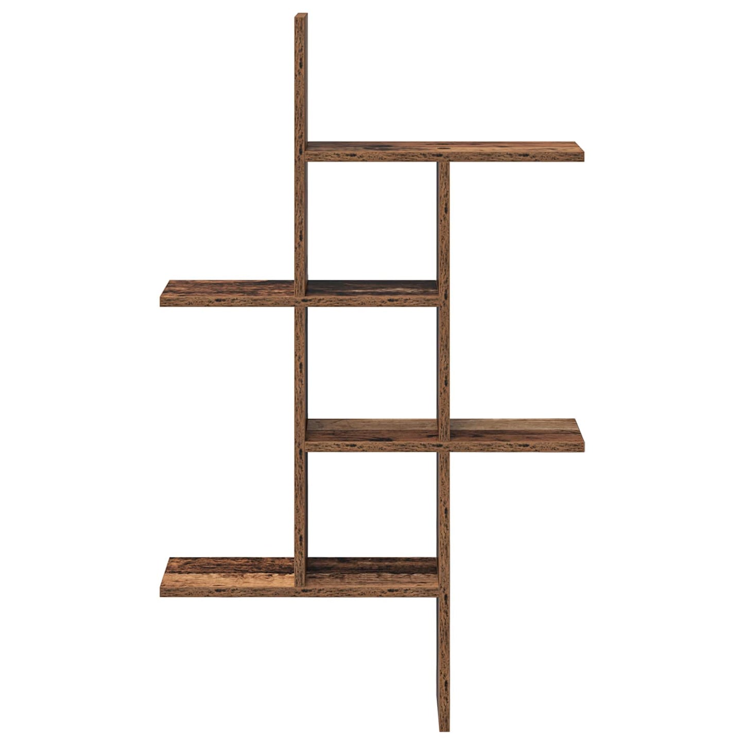 Wall Shelf Old Wood 61 x 15 x 102 cm Engineered Wood