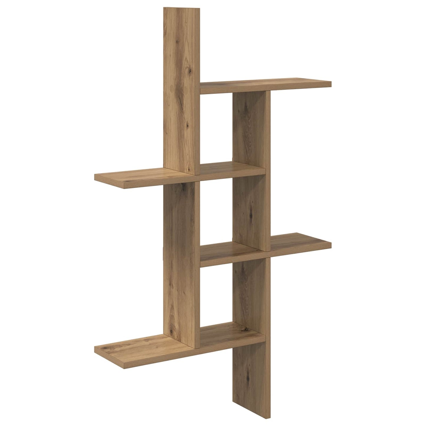 Wall Shelf Artisan Oak 61 x 15 x 102 cm Engineered Wood