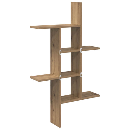 Wall Shelf Artisan Oak 61 x 15 x 102 cm Engineered Wood