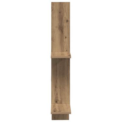 Wall Shelf Artisan Oak 61 x 15 x 102 cm Engineered Wood