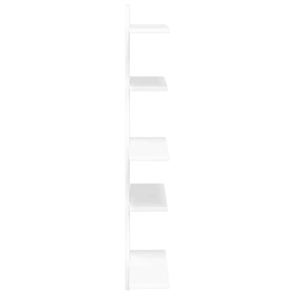 Wall Floating Shelf White 48.5 x 15 x 101 cm Engineered Wood