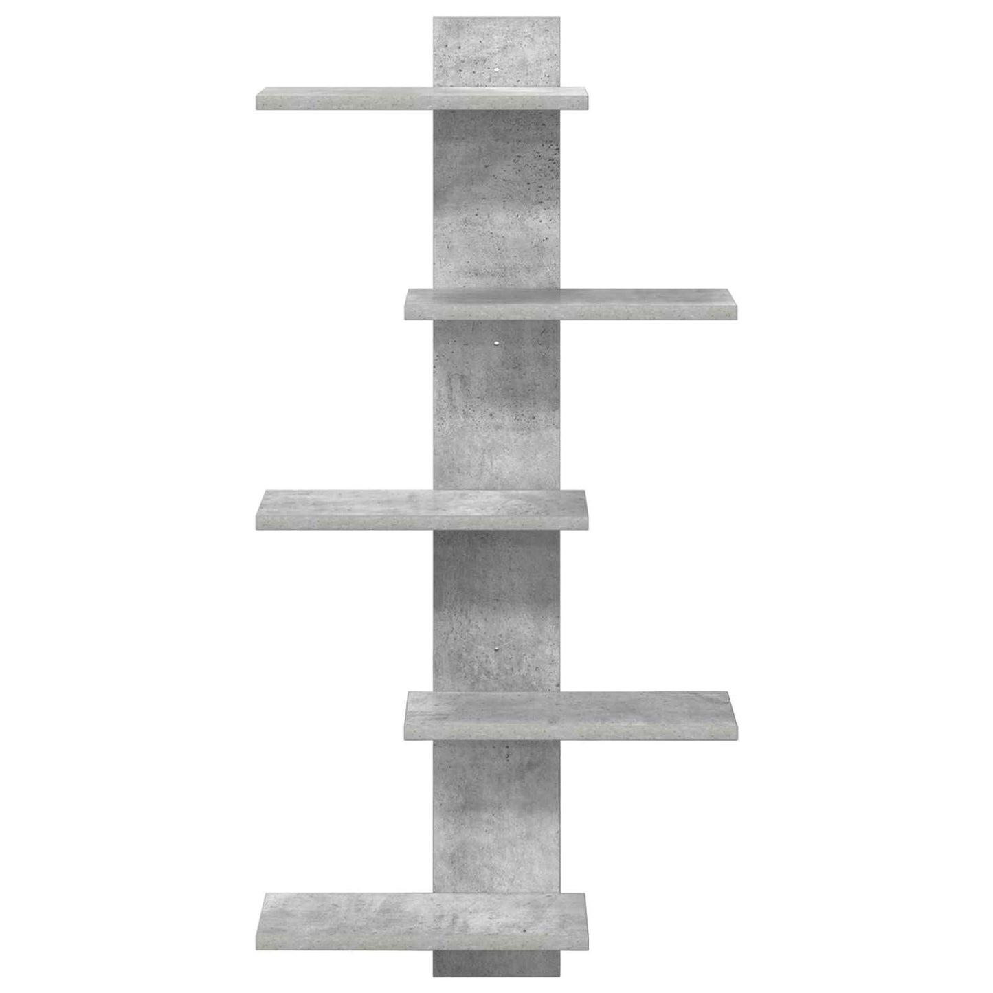 Wall Floating Shelf Concrete Grey 48.5 x 15 x 101 cm