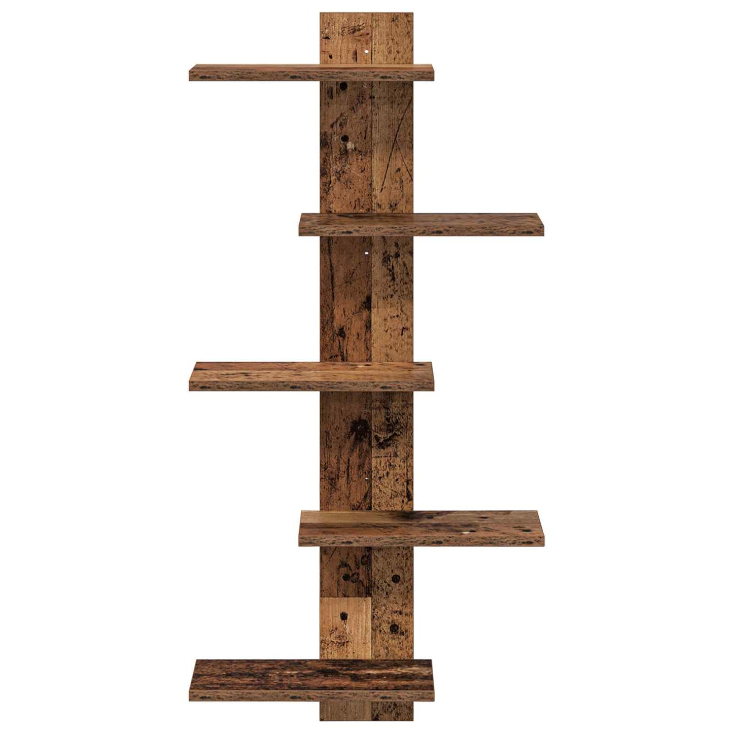 Wall Floating Shelf Old Wood 48.5 x 15 x 101 cm Engineered Wood