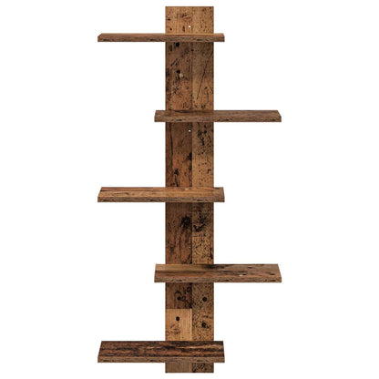 Wall Floating Shelf Old Wood 48.5 x 15 x 101 cm Engineered Wood