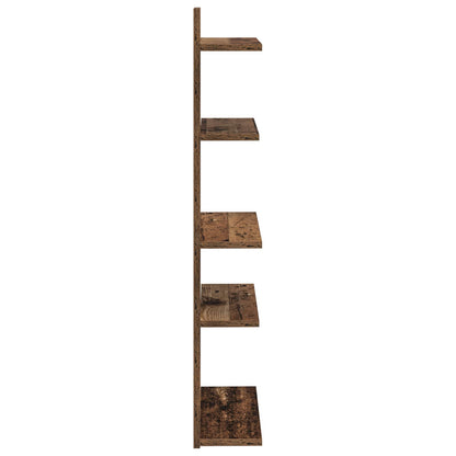 Wall Floating Shelf Old Wood 48.5 x 15 x 101 cm Engineered Wood