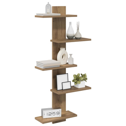 Wall Floating Shelf Artisan Oak 48.5 x 15 x 101 cm
