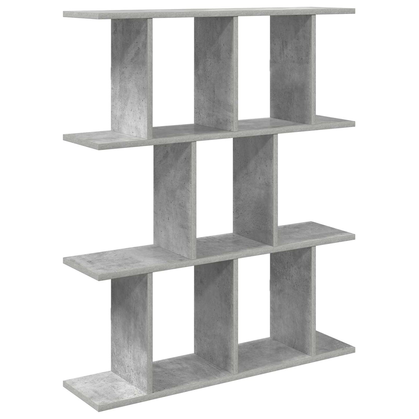 Wall Shelf Concrete Grey 80 x 20 x 96 cm Engineered Wood