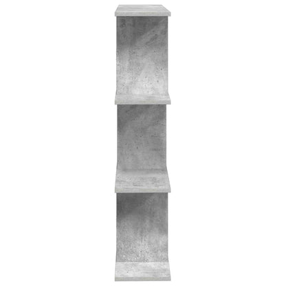 Wall Shelf Concrete Grey 80 x 20 x 96 cm Engineered Wood