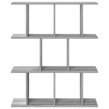 Wall Shelf Grey Sonoma 80 x 20 x 96 cm Engineered Wood