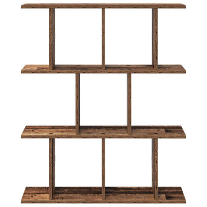 Wall Shelf Old Wood 80 x 20 x 96 cm Engineered Wood