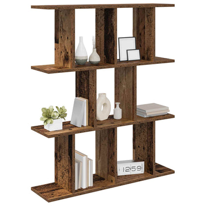 Wall Shelf Old Wood 80 x 20 x 96 cm Engineered Wood
