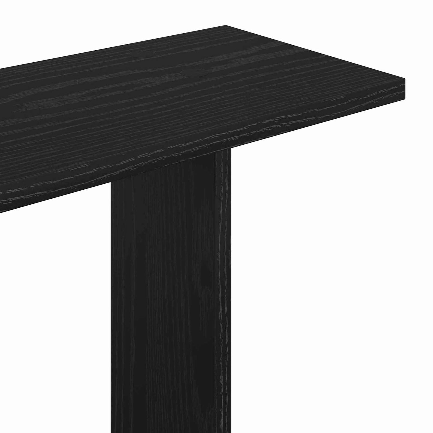 Wall Shelf Black Oak 102 x 20 x 96 cm Engineered Wood