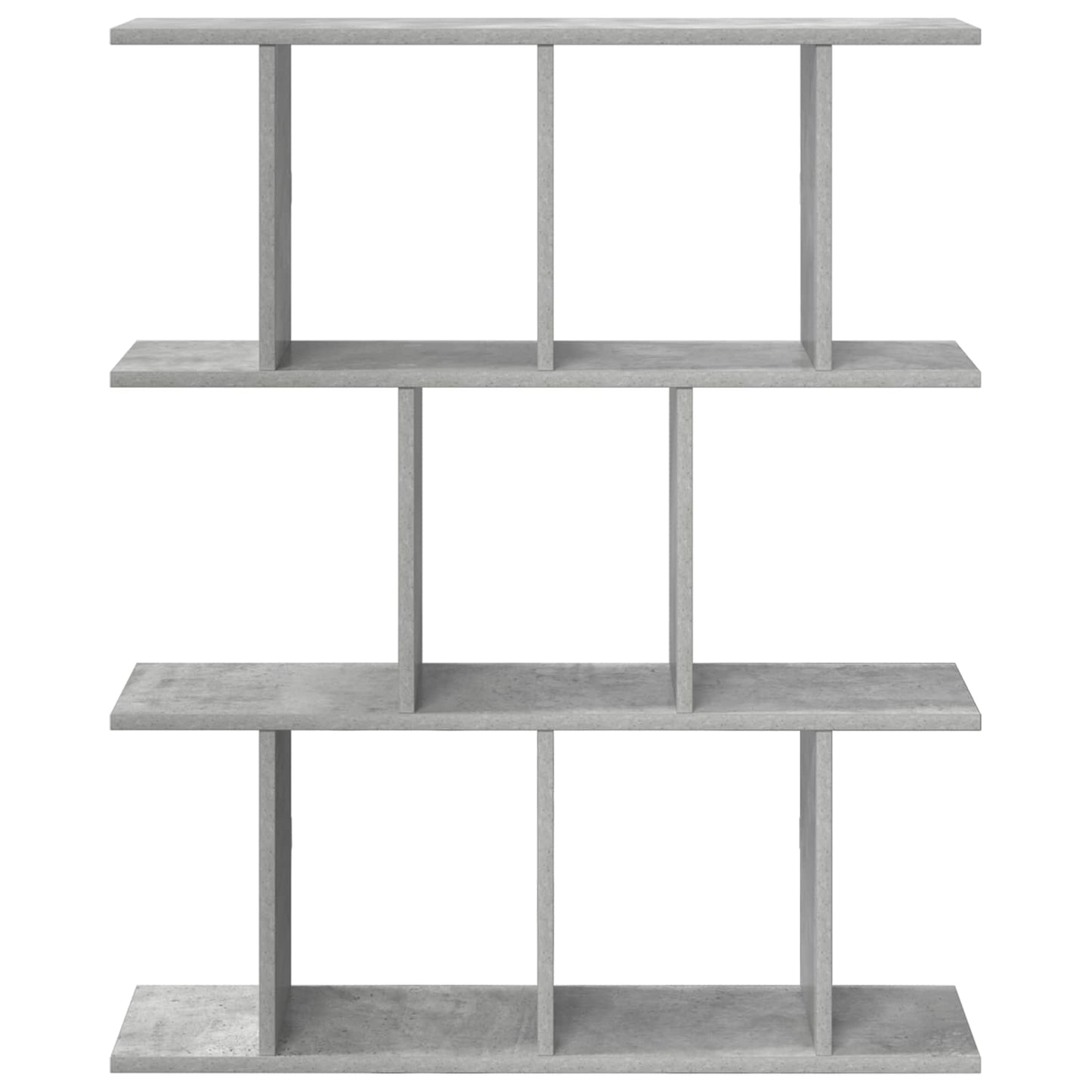 Wall Shelf Concrete Grey 102 x 20 x 96 cm Engineered Wood