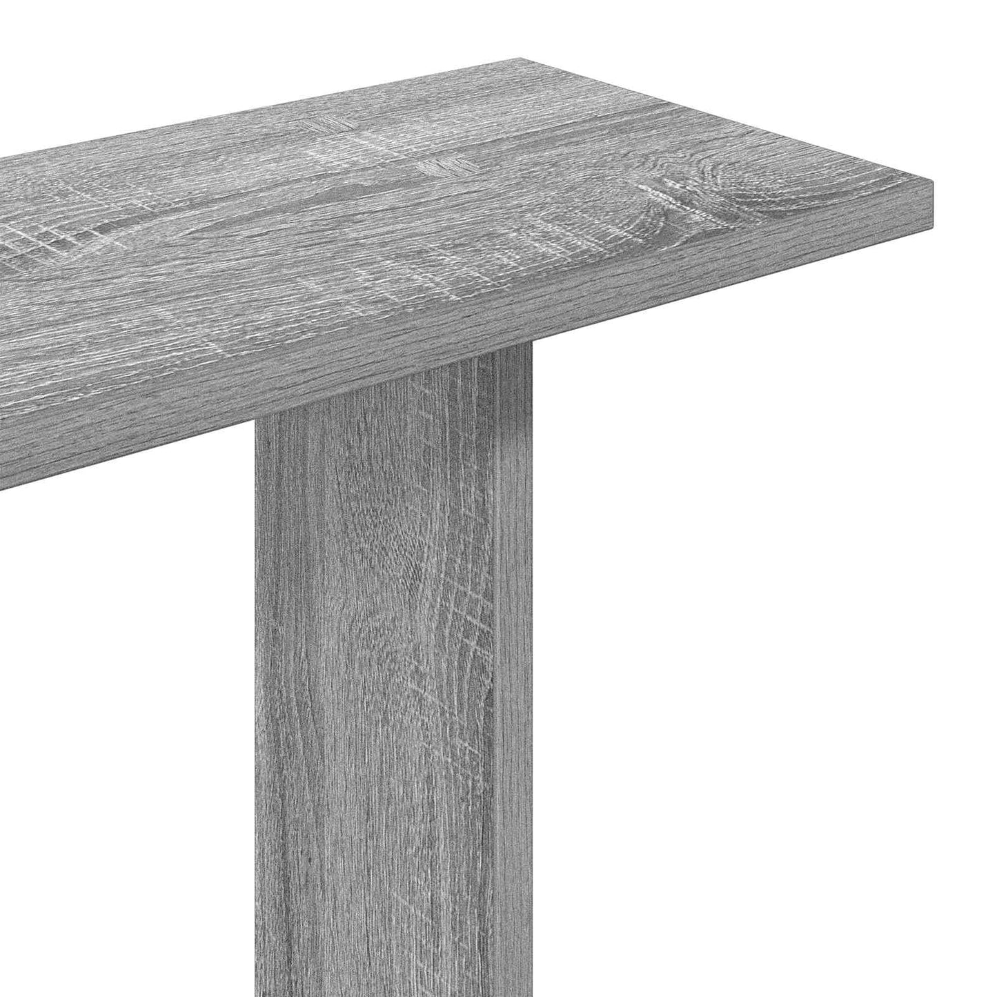 Wall Shelf Grey Sonoma 102 x 20 x 96 cm Engineered Wood