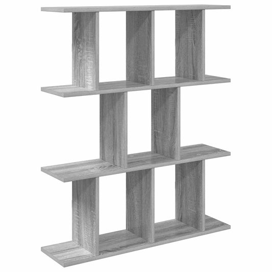 Wall Shelf Grey Sonoma 102 x 20 x 96 cm Engineered Wood