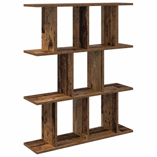 Wall Shelf Old Wood 102 x 20 x 96 cm Engineered Wood