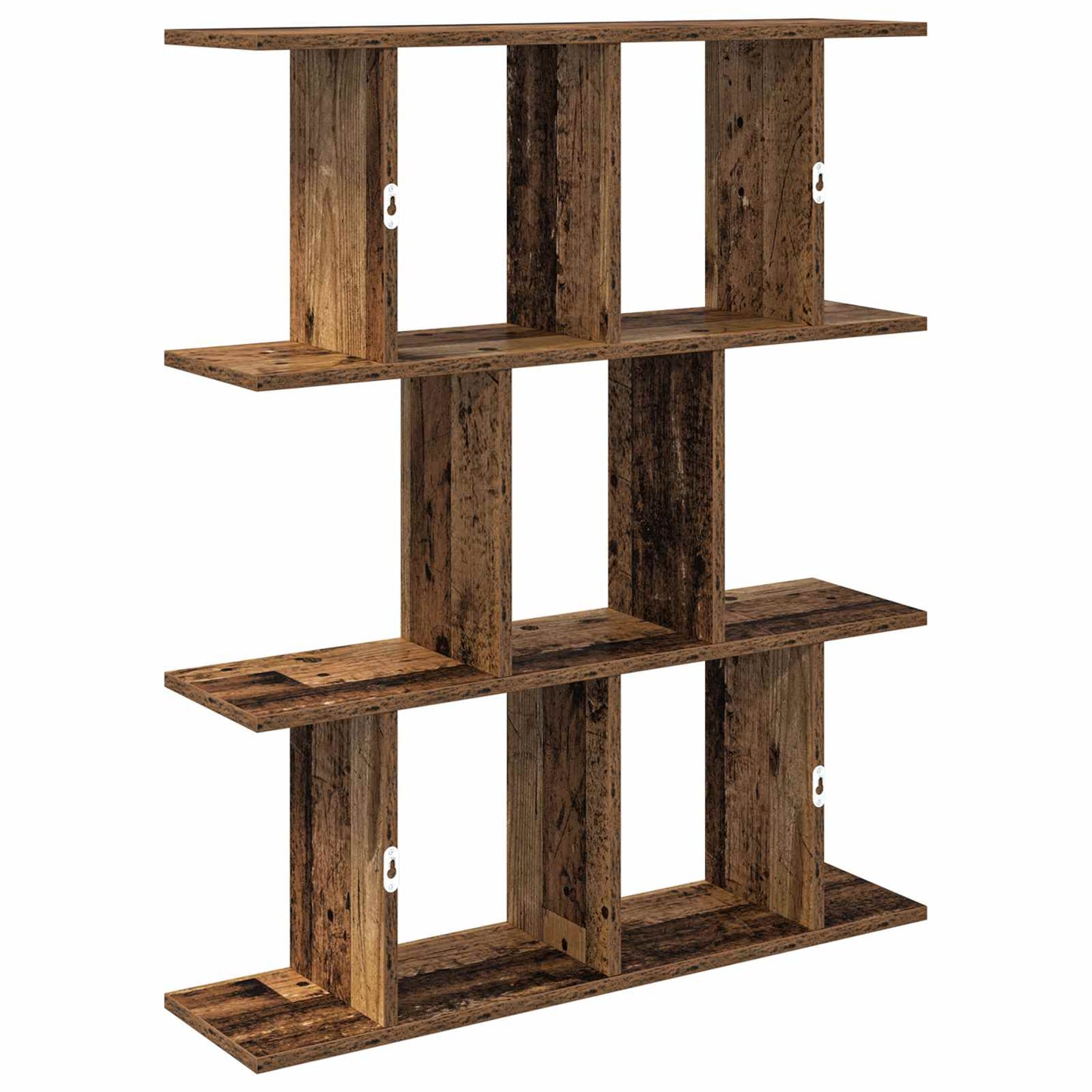 Wall Shelf Old Wood 102 x 20 x 96 cm Engineered Wood
