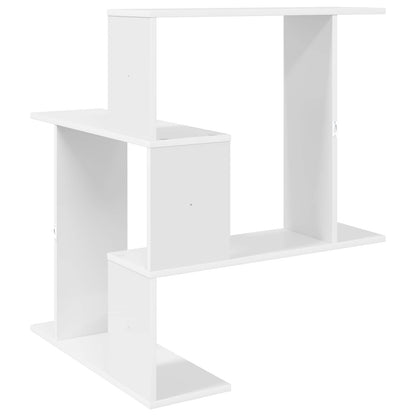 Wall Shelf White 67 x 67 x 87 cm Engineered Wood