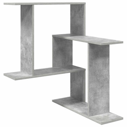 Wall Shelf Concrete Grey 67 x 67 x 87 cm Engineered Wood