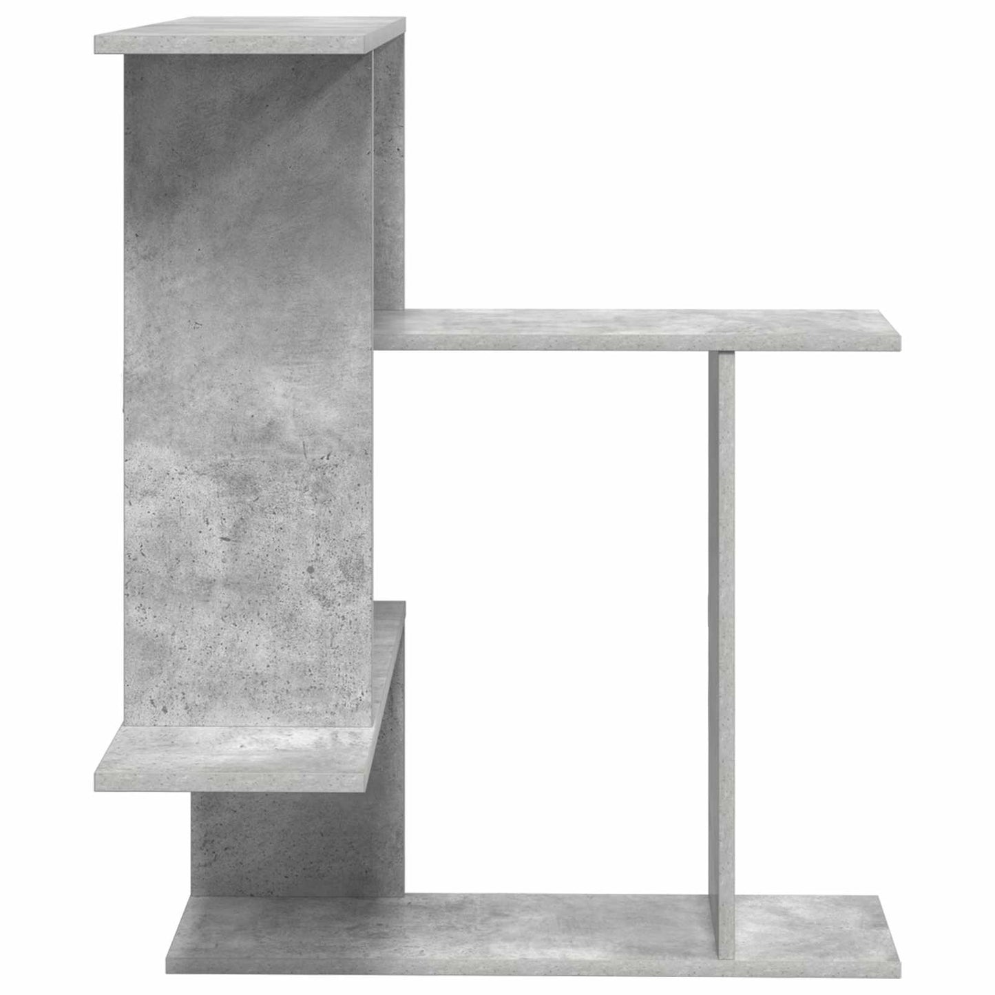 Wall Shelf Concrete Grey 67 x 67 x 87 cm Engineered Wood