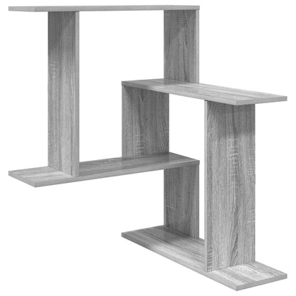 Wall Shelf Grey Sonoma 67 x 67 x 87 cm Engineered Wood