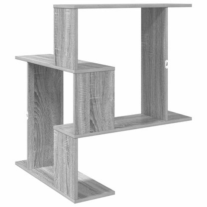 Wall Shelf Grey Sonoma 67 x 67 x 87 cm Engineered Wood