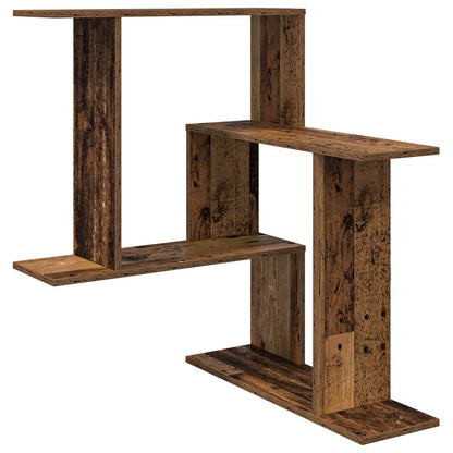 Wall Shelf Old Wood 67 x 67 x 87 cm Engineered Wood