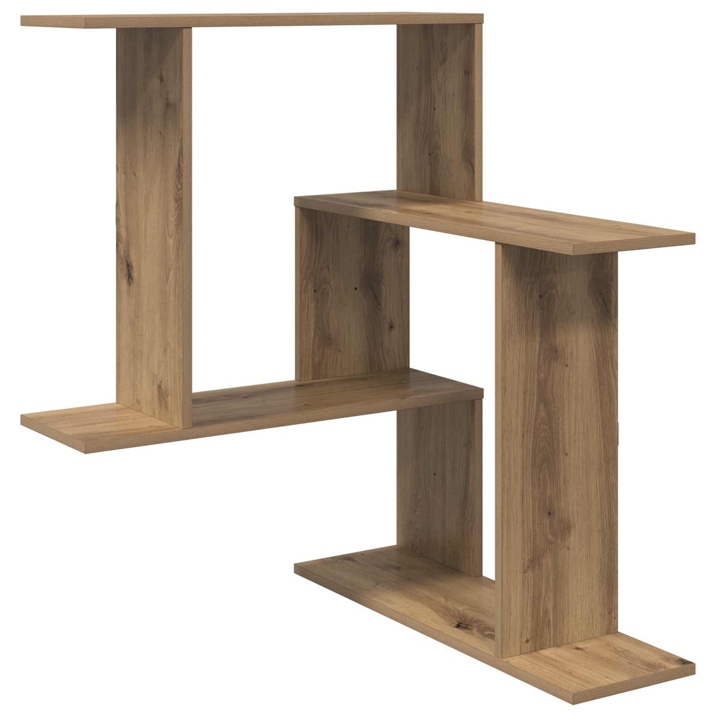 Wall Shelf Artisan Oak 67 x 67 x 87 cm Engineered Wood