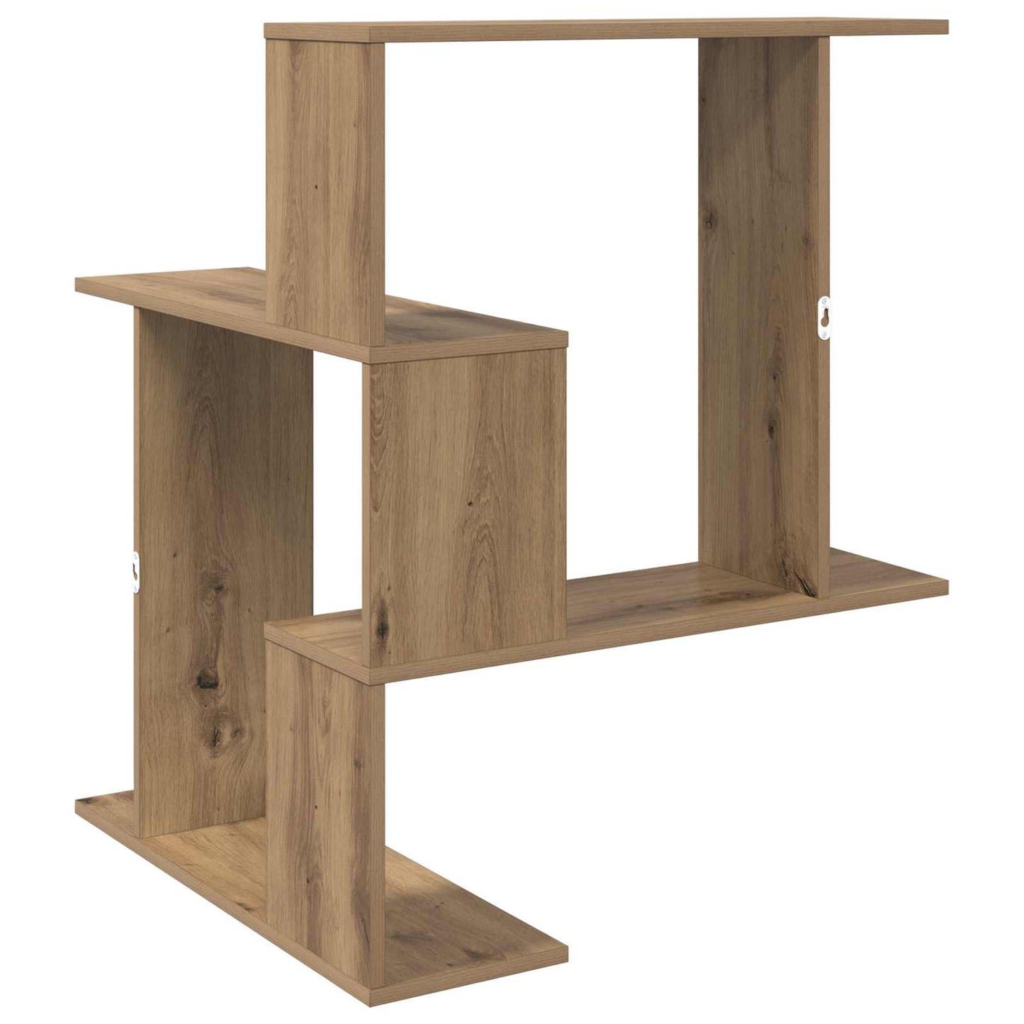 Wall Shelf Artisan Oak 67 x 67 x 87 cm Engineered Wood