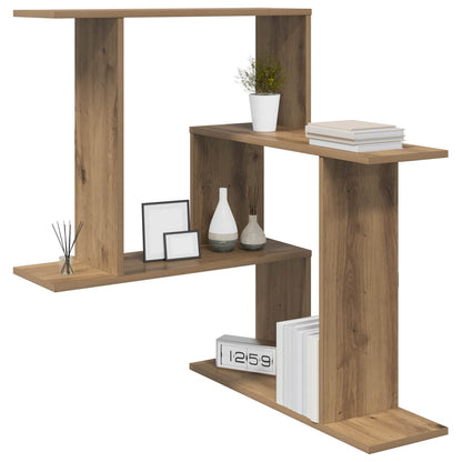 Wall Shelf Artisan Oak 67 x 67 x 87 cm Engineered Wood