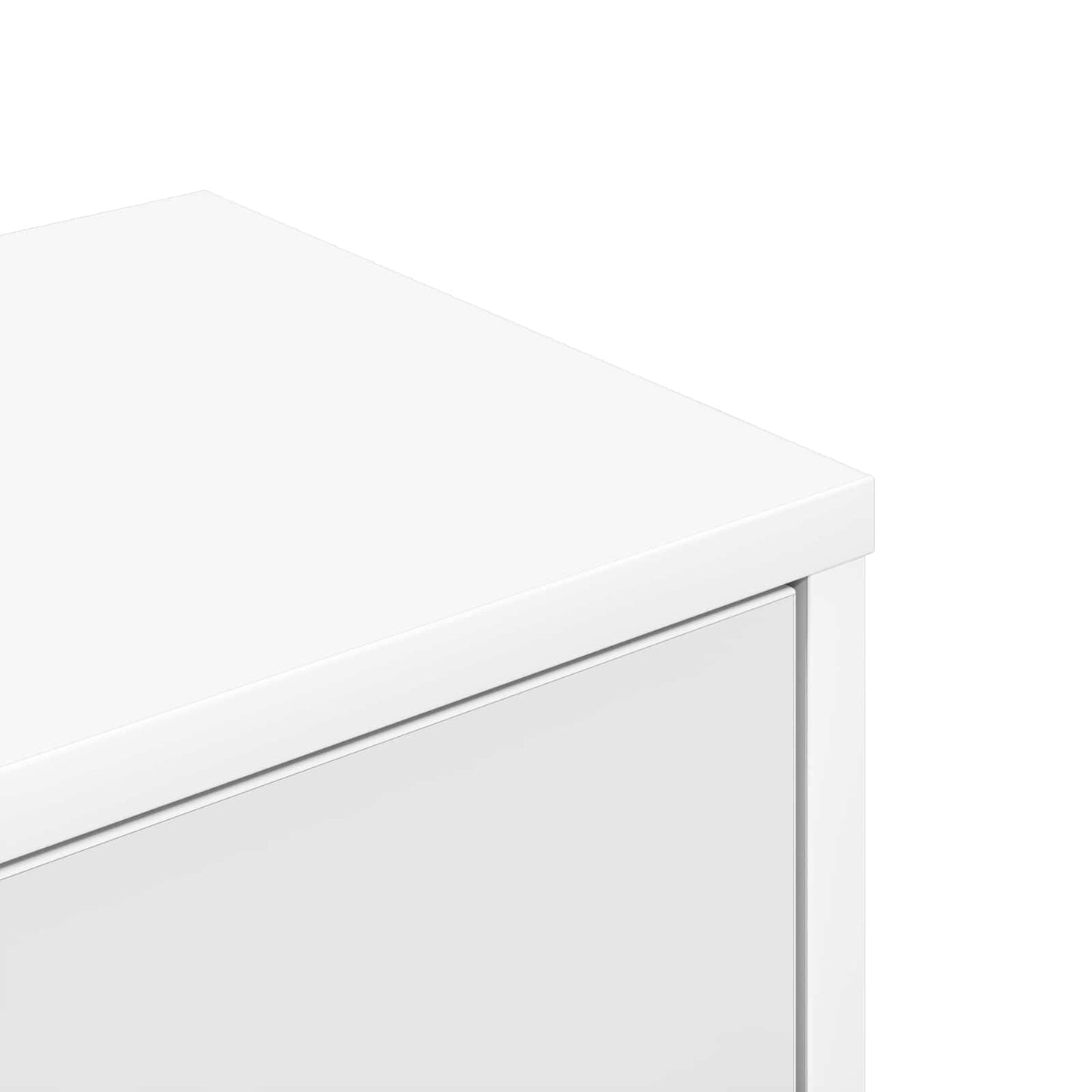 Wall Corner Shelf White 48 x 48 x 120 cm Engineered Wood