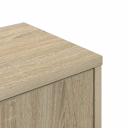 Wall Corner Shelf Sonoma Oak 48 x 48 x 120 cm Engineered Wood