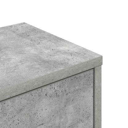 Wall Corner Shelf Concrete Grey 48 x 48 x 120 cm