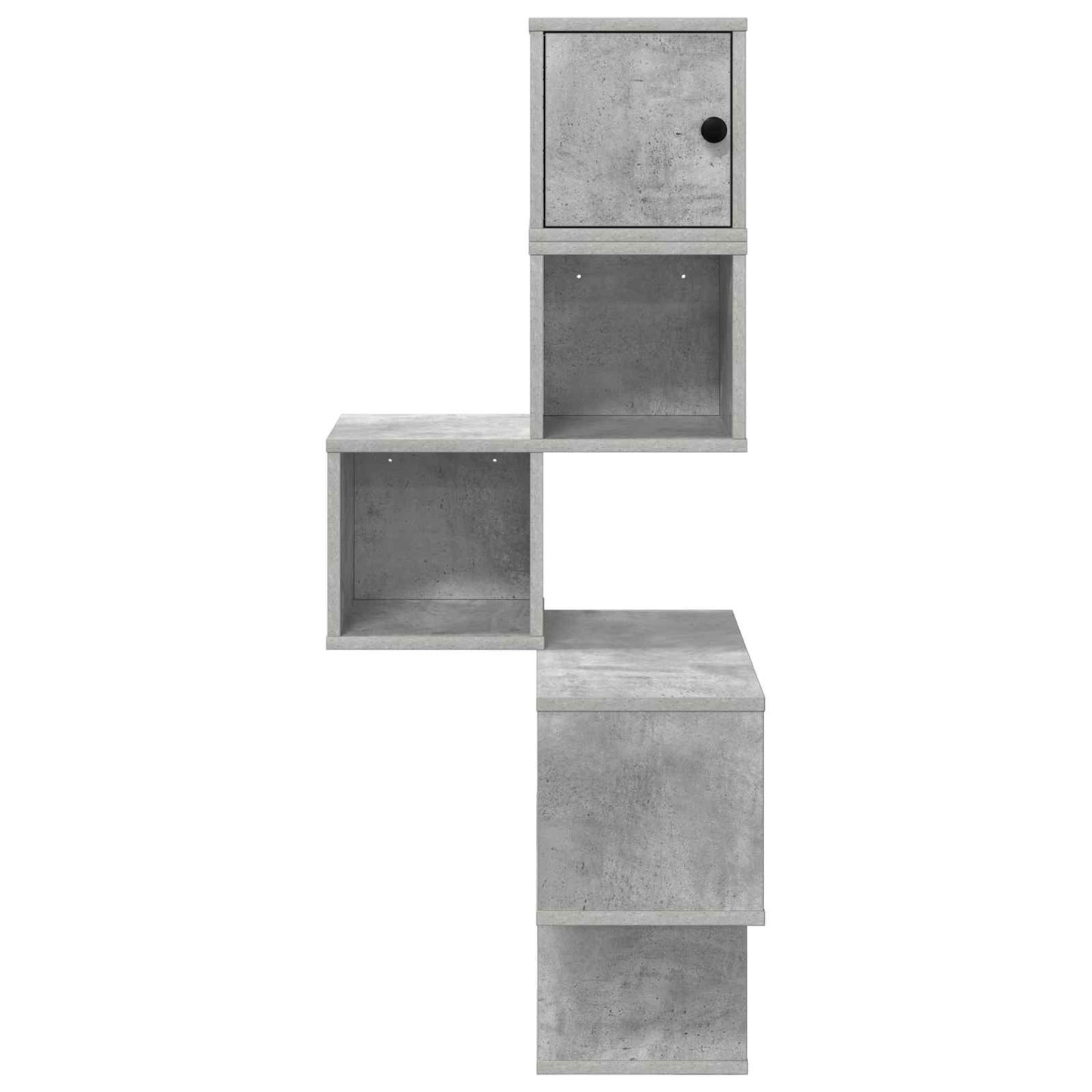 Wall Corner Shelf Concrete Grey 48 x 48 x 120 cm