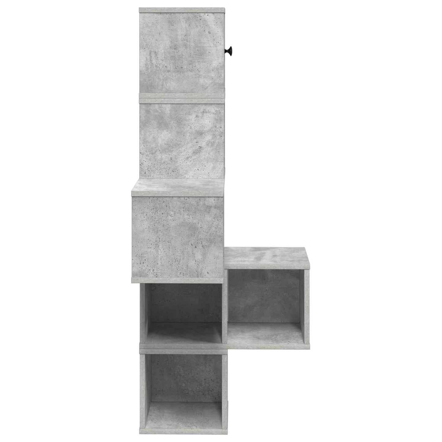 Wall Corner Shelf Concrete Grey 48 x 48 x 120 cm