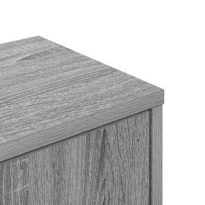 Wall Corner Shelf Grey Sonoma 48 x 48 x 120 cm Engineered Wood