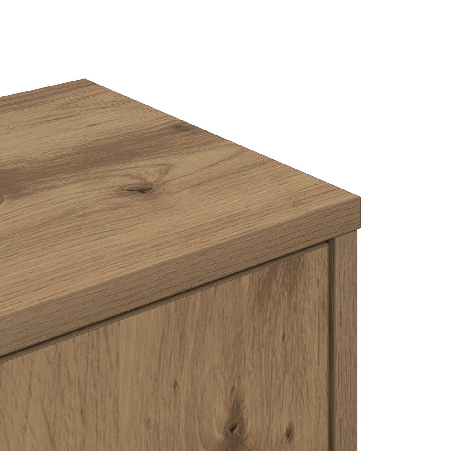 Wall Corner Shelf Artisan Oak 48 x 48 x 120 cm Engineered Wood