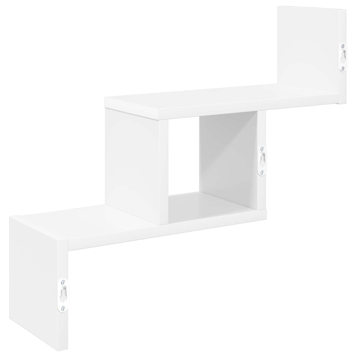 Wall Shelf White 48 x 15 x 42 cm Engineered Wood