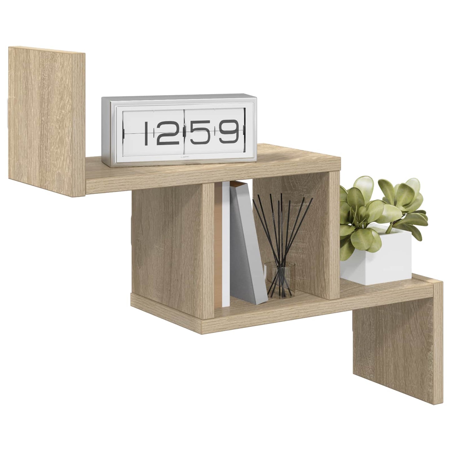 Wall Shelf Sonoma Oak 48 x 15 x 42 cm Engineered Wood