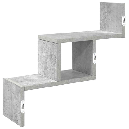 Wall Shelf Concrete Grey 48 x 15 x 42 cm Engineered Wood