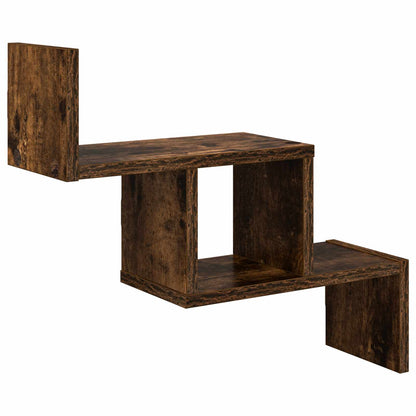 Wall Shelf Smoked Oak 48 x 15 x 42 cm Engineered Wood