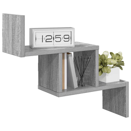 Wall Shelf Grey Sonoma 48 x 15 x 42 cm Engineered Wood